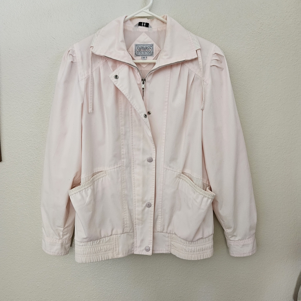 NYC Soft Blush Utility Jacket